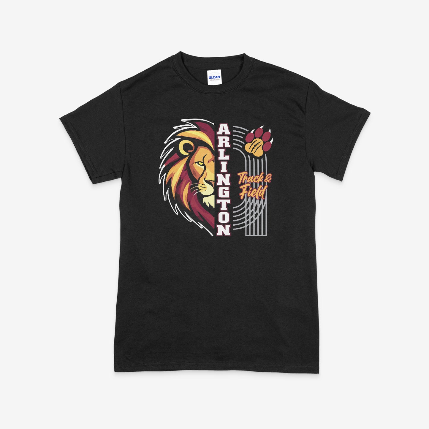 Lion's Track and Field 50/50 Design