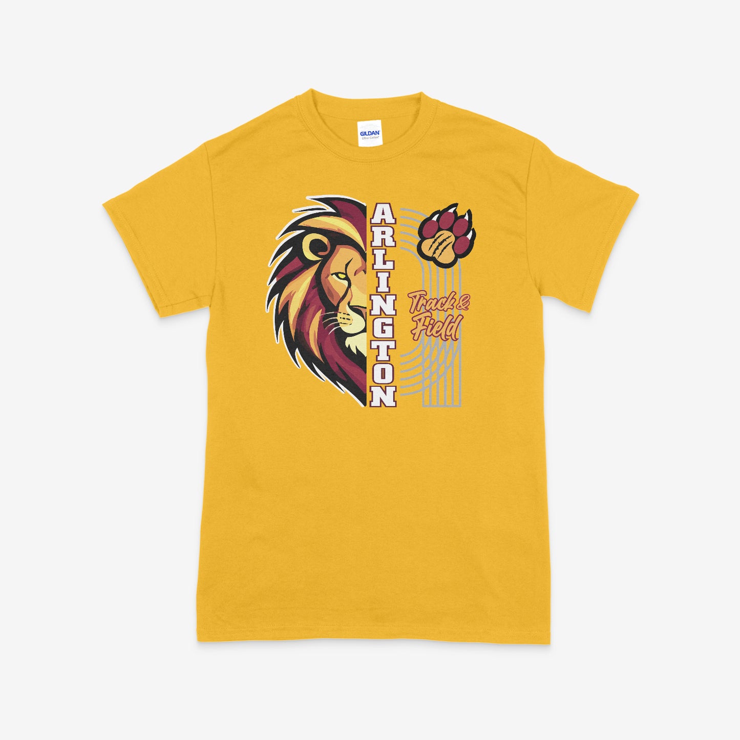Lion's Track and Field 50/50 Design