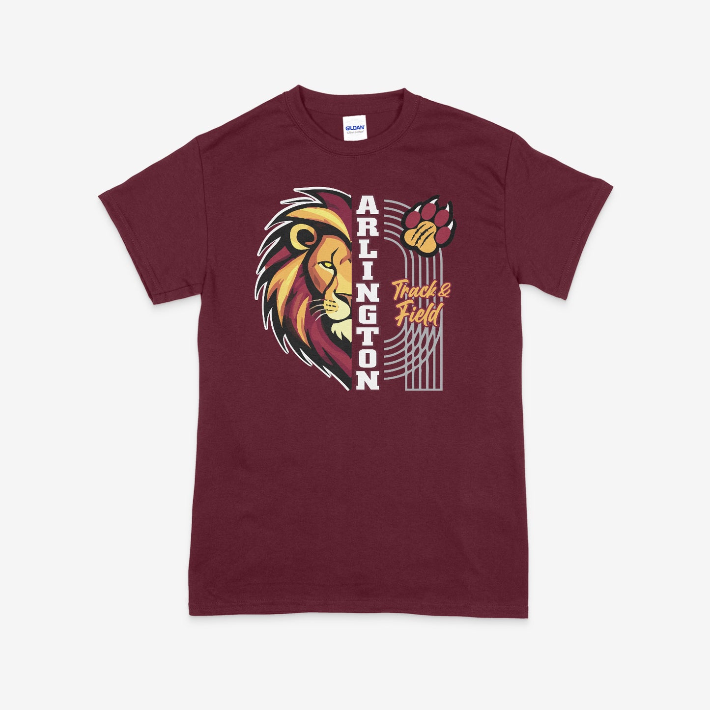 Lion's Track and Field 50/50 Design