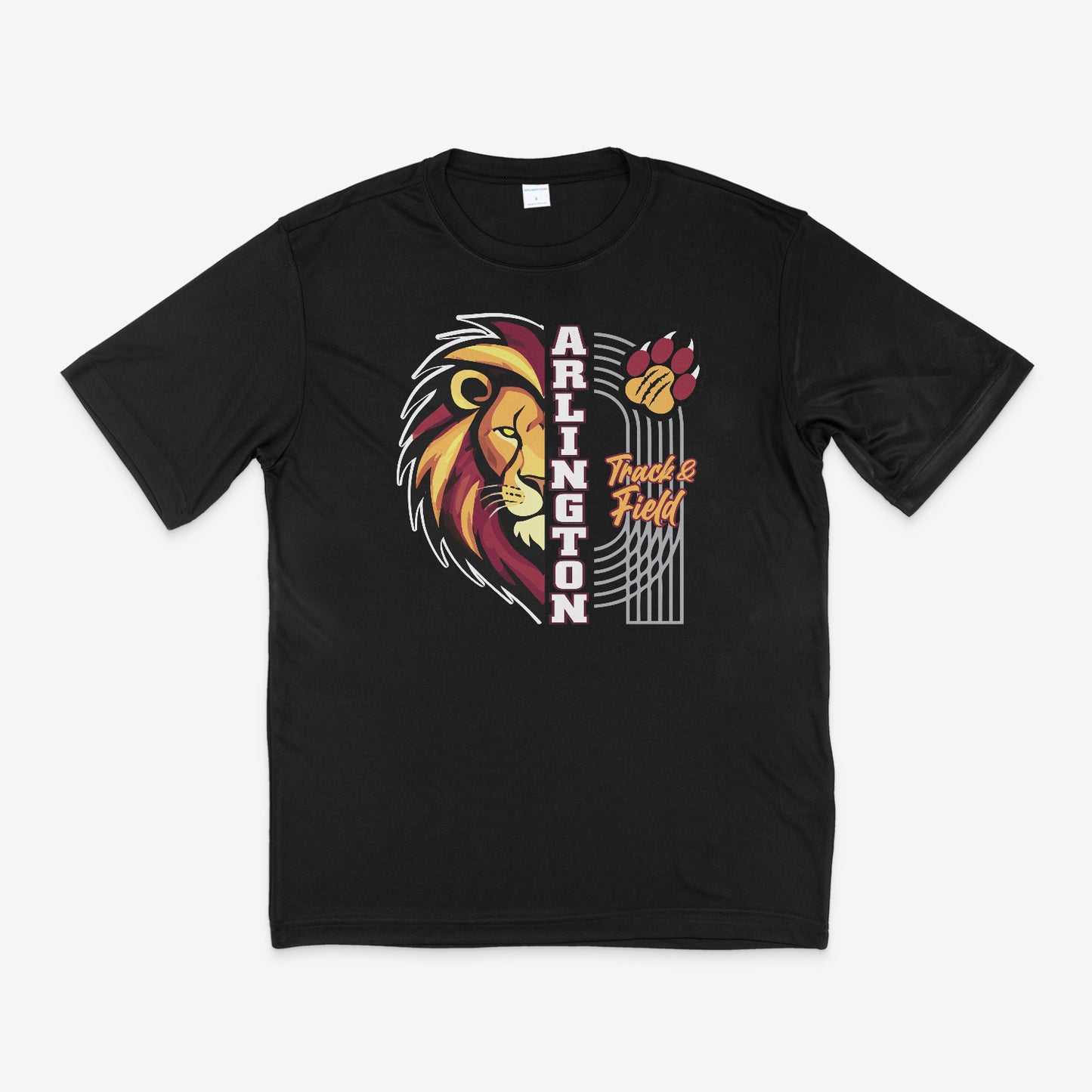 Lion's Track and Field 50/50 Design