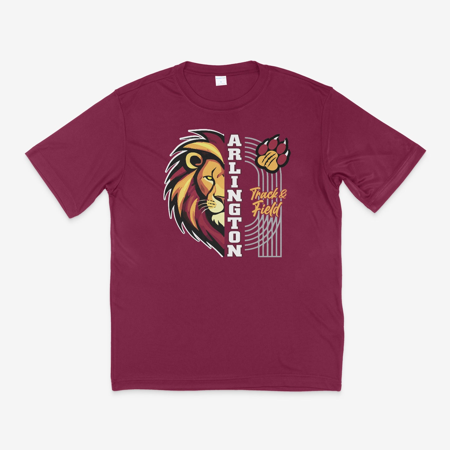 Lion's Track and Field 50/50 Design