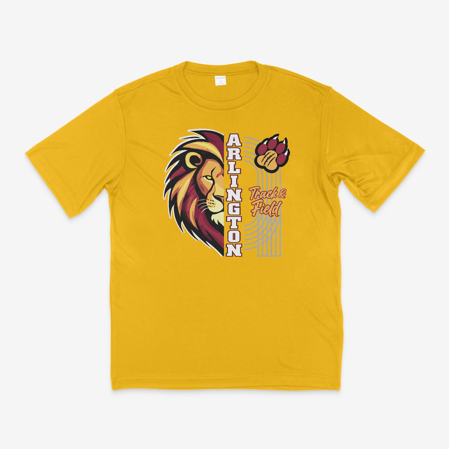 Lion's Track and Field 50/50 Design