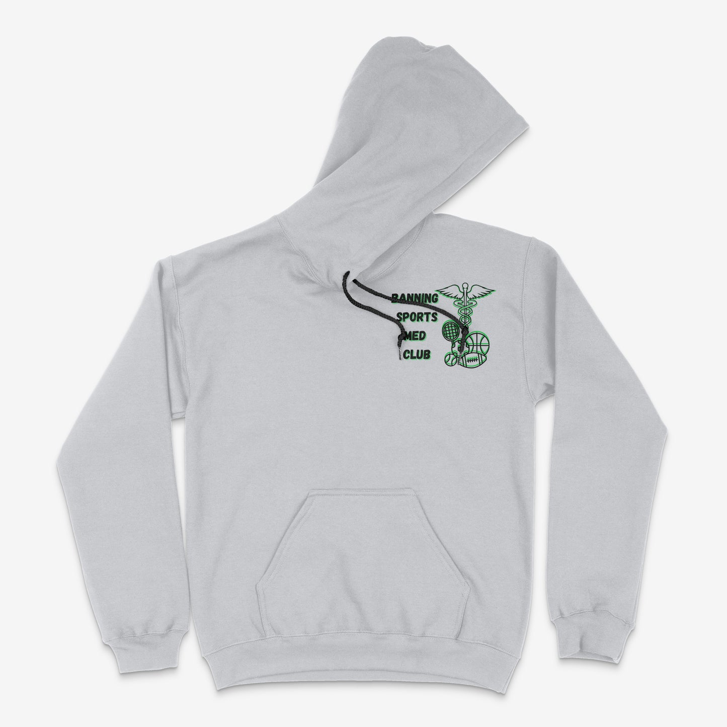 Sports MED “There for Every Play” Double Sided Hoodie GREY