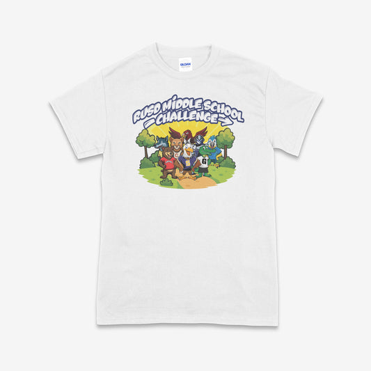 RUSD Middle School Challenge Poly/Cotton Double-Sided Tee
